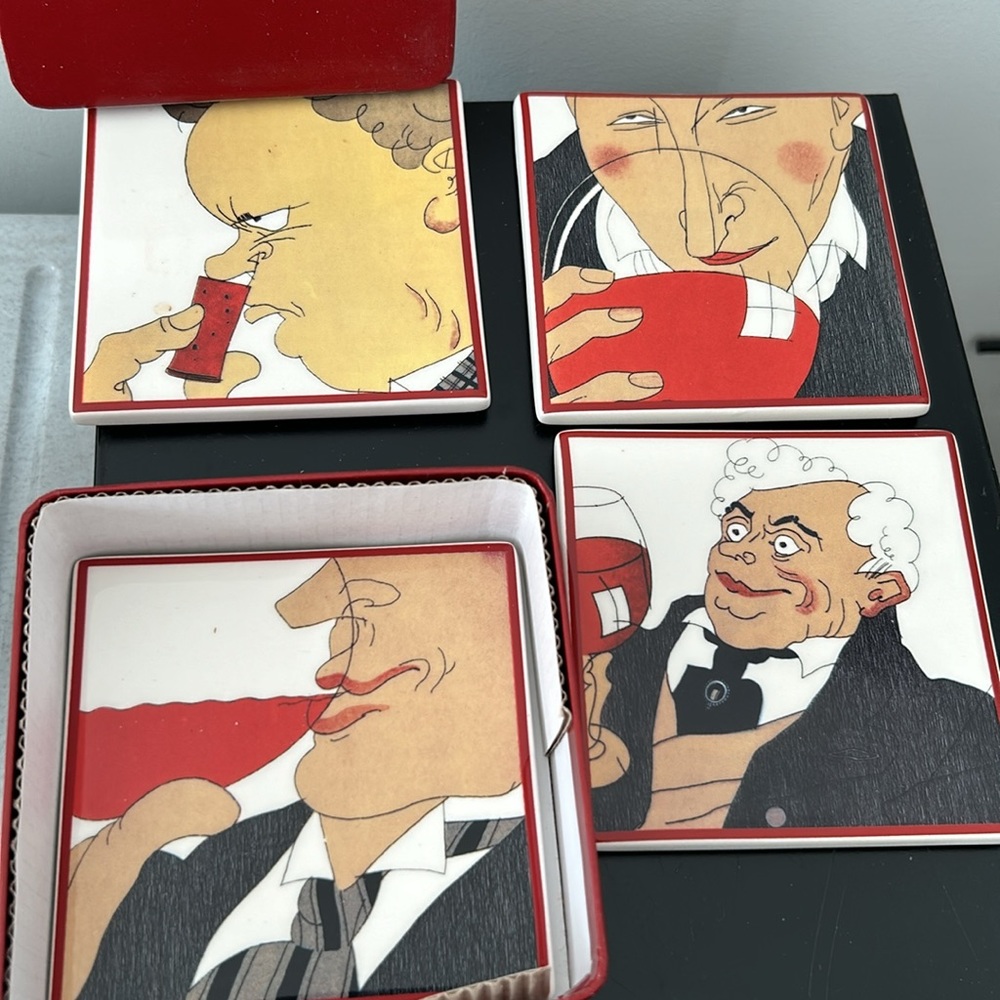 L’art du vin coasters from Metropolitan Museum of Art
